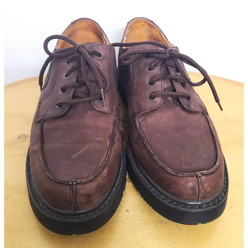 Timberland EU 44 US 10 Brown Leather Lace Up American Work Wear Shoes Boots‎